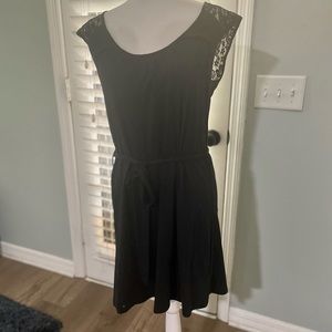 Banana Republic black cotton summer dress